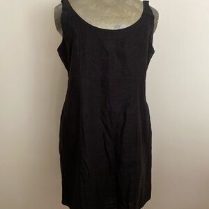 Cotton On Linen Black Dress Sz L